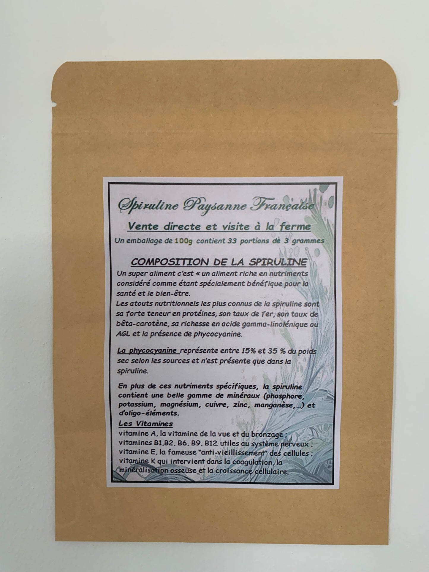 4-Spiruline paysanne en Poudre